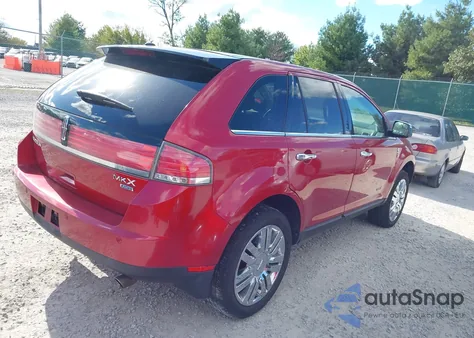 2010 Lincoln Mkx z USA, uszkodzony, nr VIN 2LMDJ8JC3ABJ26472